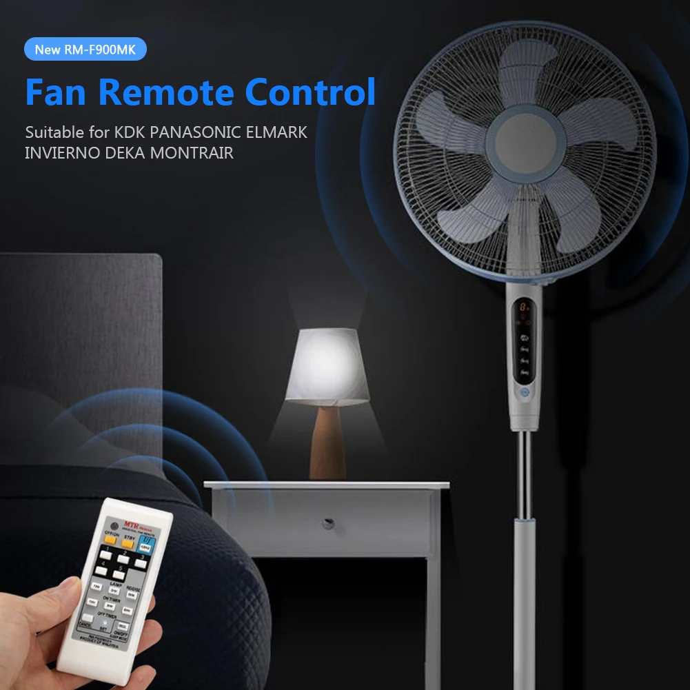 Fan Remote Control 8m Long Distance Easily Carrying RM-F900MK Universal for KDK PANASONIC ELMARK INVIERNO DEKA Decor