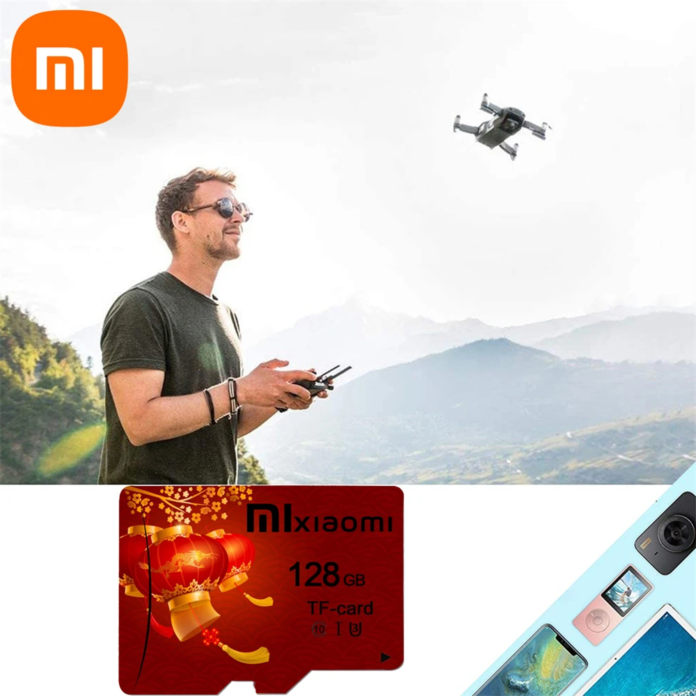 Xiaomi Memory Card Driving Recorder 2TB 1TB 128GB Micro SD Memory Card for Mobile Phone Earphone Speaker HD Camera Game Switch