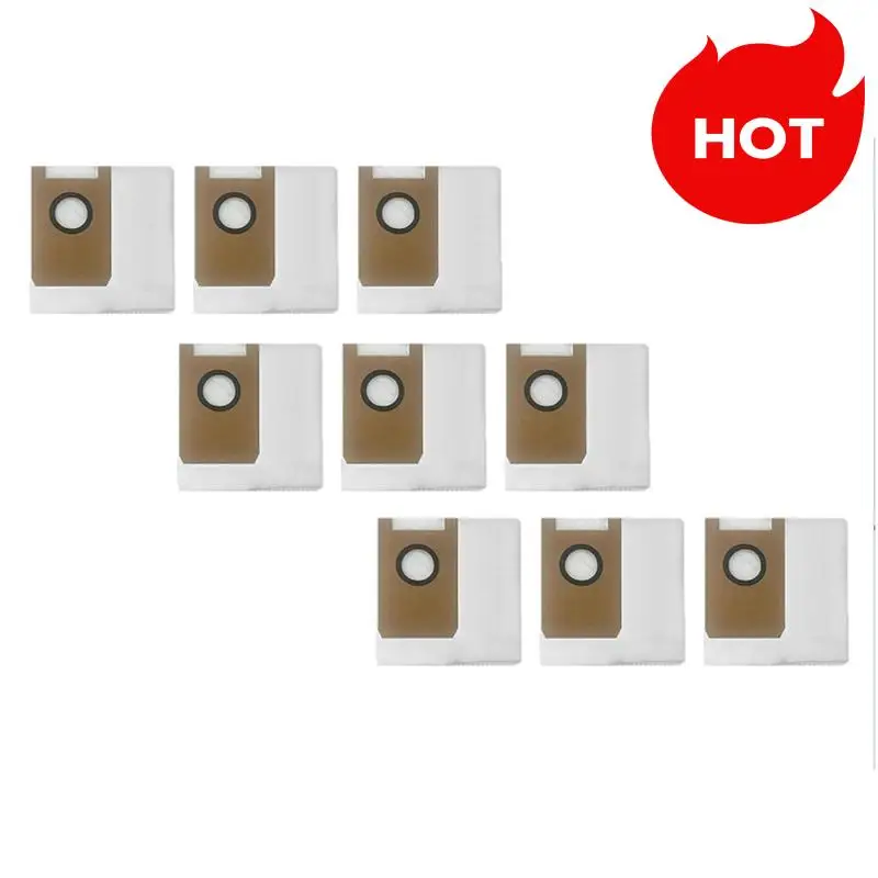 A01V-9 Pcs Dust Bags For Loorow AT800 Sweeper Accessories Built To Last And Work Well
