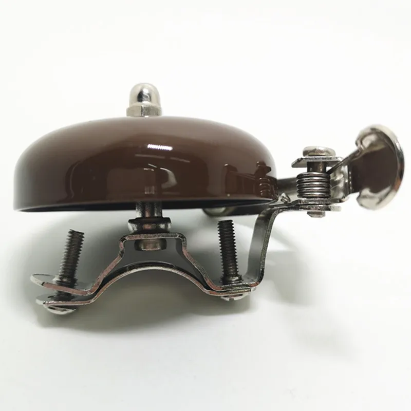 Bike Bell Vintage Ringing Bell Aluminum Silver Coffee Brown Bike Bell Vintage Wholesale Bicycle Bell q1065