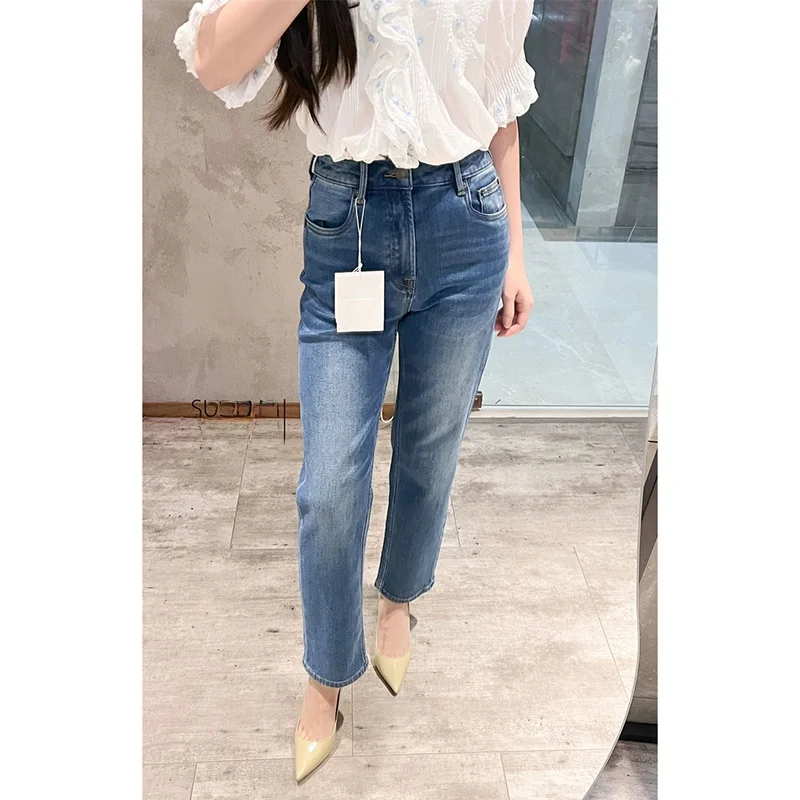 

Susan Fashion High Waist Fleece Lined Women's Jeans Commute Friendly Classic Stylish Slimming Casual Autumn New Arrival