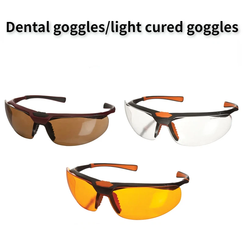 

Dental Goggles White Tooth UV Curing Protective Goggles UV Blue Light-Cured Goggles Dental Material for Dentist Protective Glass