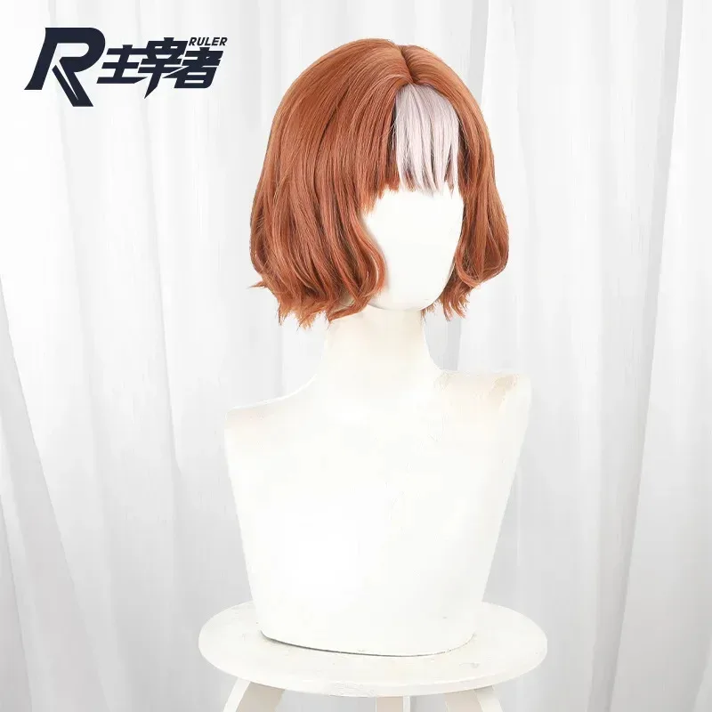 CyAnime Uma Musume Pretty Derby Cosplay peluca Cenicienta gris color castaño pelo peluca para fiesta de Halloween