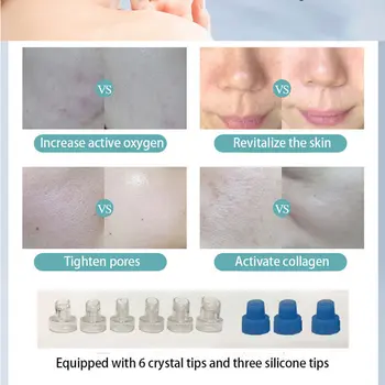 końcówka pióra ssącego 3 końcówki silikonowe i 6 końcówek kryształowych Akcesoria do piór ssących do instrumentów wodorowo-tlenowych