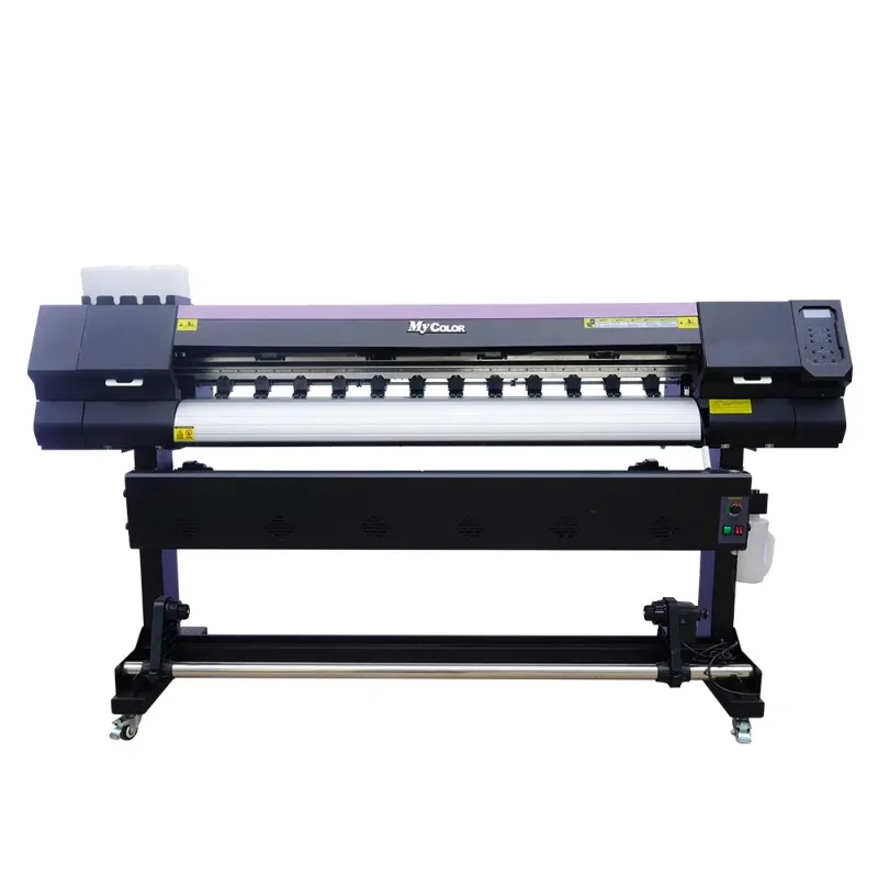 Single Head Eco Solvent Printer Signboard Inkjet Printer Wallpaper Canvas Printing Machine Photo Plotter 1.3m 1.6m 1.8m