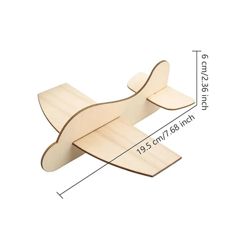 kids-painting-24pcs-wooden-blank-airplane-diy-crafts-glider-gift-unfinished-wood-plane-model-birthday-party-favors