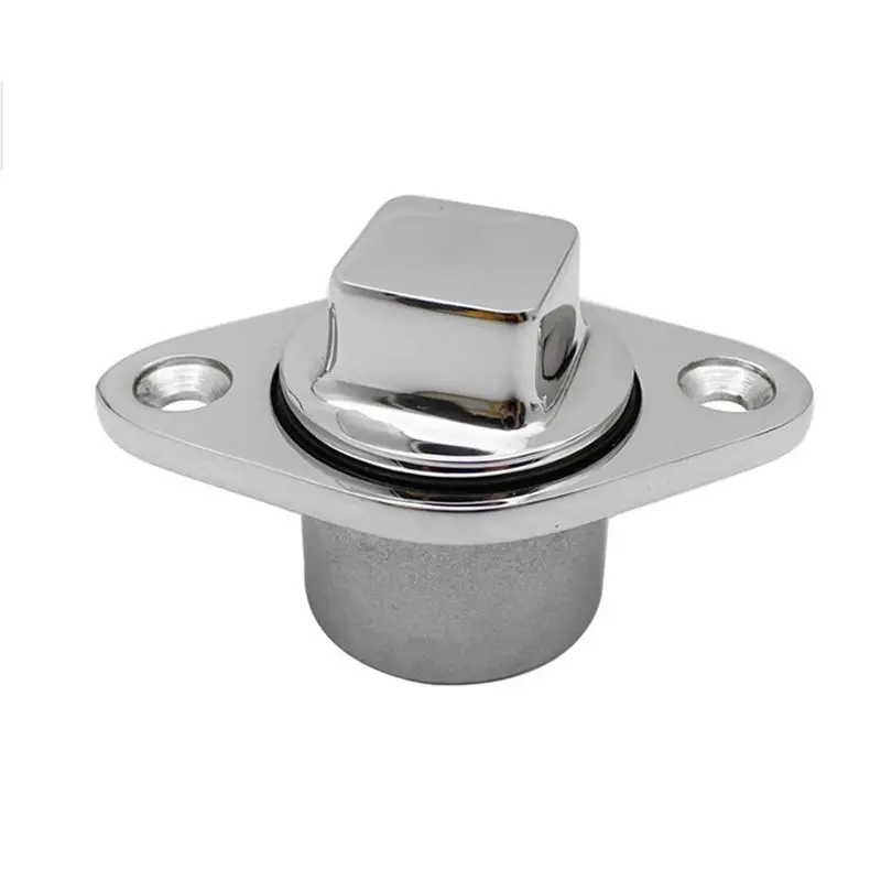 #63M (Silver)Water Plug Boat Stern Drain Valve Spout Yacht Diamond Boat Silk Plug,Industrial & Scientific