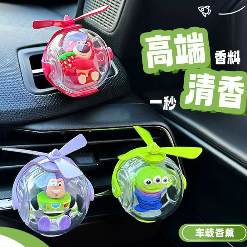 Cartoon Minions Stich Kuromi Auto Lufterfrischer Rotierenden Propeller Outlet Duft Magnetische Zubehör Innen Parfüm geschenk