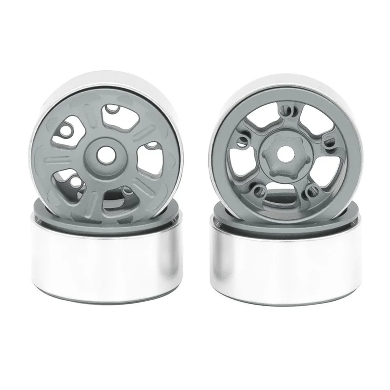 

Dependable-4PCS 1.0In Metal Wheel Rims For 1/24 1/18 RC Crawler Car Axial SCX24 AX24 FCX24 Enduro24 TRX4M