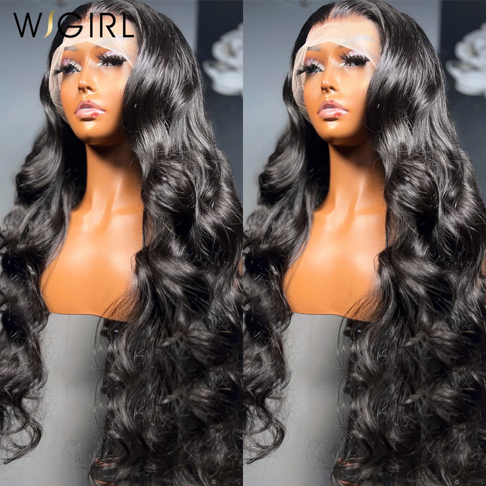 WIGIRL 13x6 HD Body Wave Lace Front Human Hair Wigs 5x5 Glueless Wig Brazilian Water Wave 13x4 Lace Frontal Wig For Women