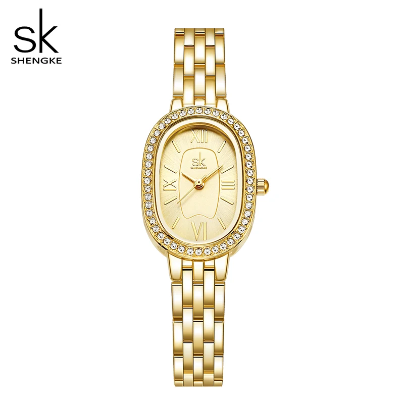 

Shengke Elegant Ladies Watches Original Design Women's Quartz Wristwatches Top Luxury Women's Best Gifts Clock Relogio Feminino