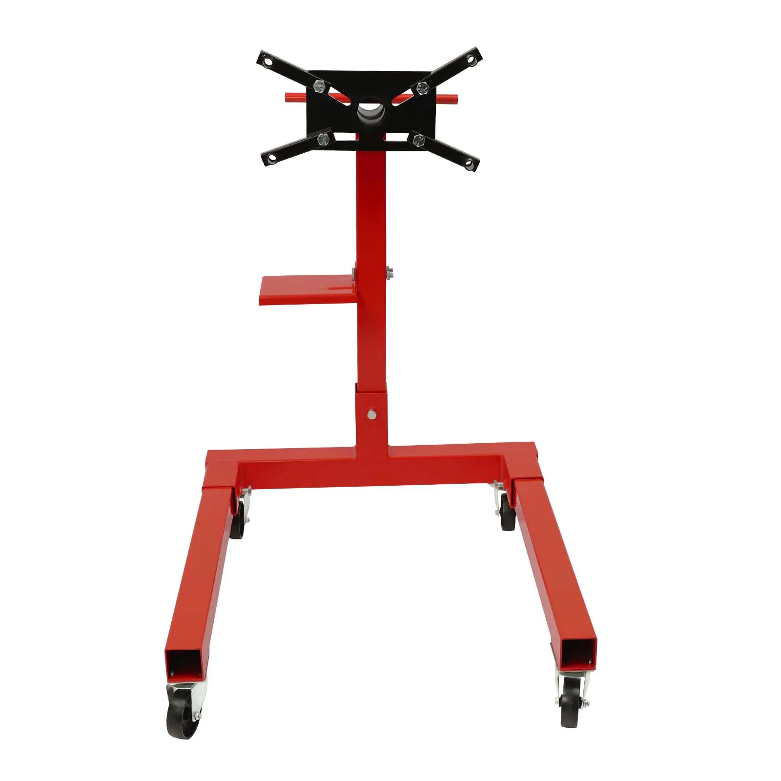 Support moteur 1500 lb 360 °   Roulettes pivotantes réglables, support de moteur rotatif, cadre en acier carré robuste