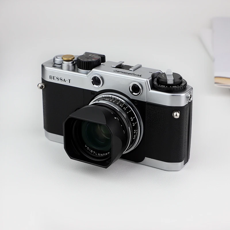 Haoge Square Metal Lens Bayonet Hood for Voigtlander 35mm F2 35mm F1.5 28mm F2.0 Type I & II ULTRON  Leica VM Mount Lens