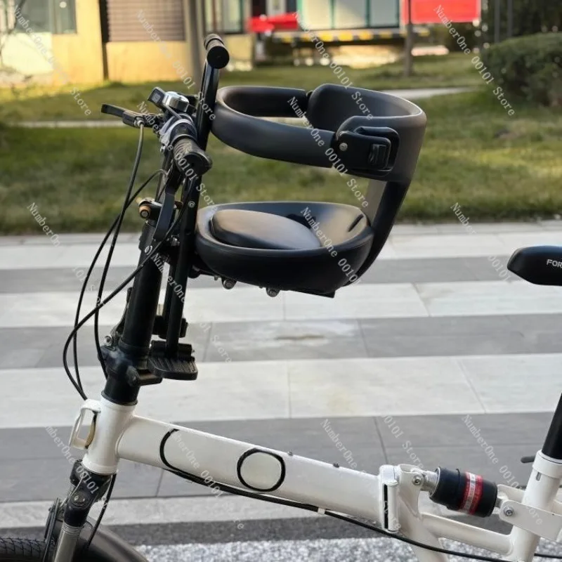 Minimalist Front Mounted Kids Bike Seat Baby Bicycle Handlebar Chair Quick Release Child Safety Saddle Portable Easy Install