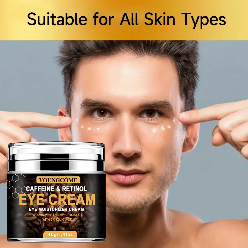 Cafeïne Oogcrème Vervagen Donkere Kringen Oogcrème Verstevigende Verwijdering Wallen Hydraterende Lichter Anti-aging Oogcrème