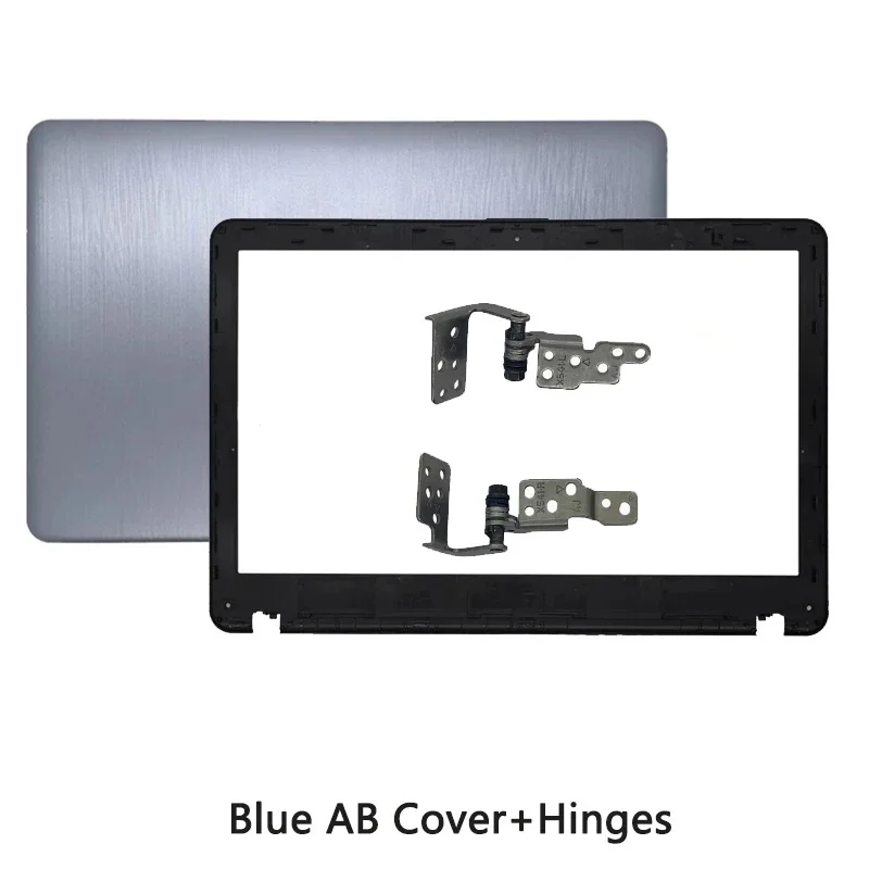 Replace Cover For X541 R541 K541U R541U F541 X541UA R541UA X541S X541NA X541SA X541N LCD Back Cover Front Bezel Hinges Top Case