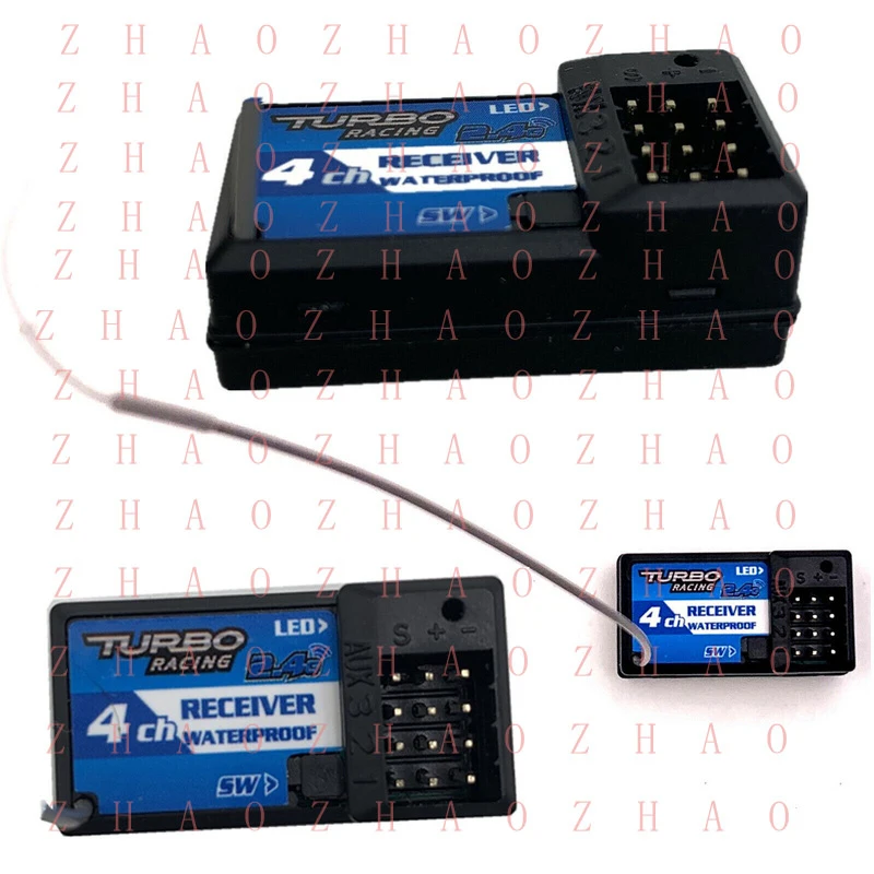 L+ Professional RX41 4 Channel Receiver for Turbo Racing Transmitter VT System New