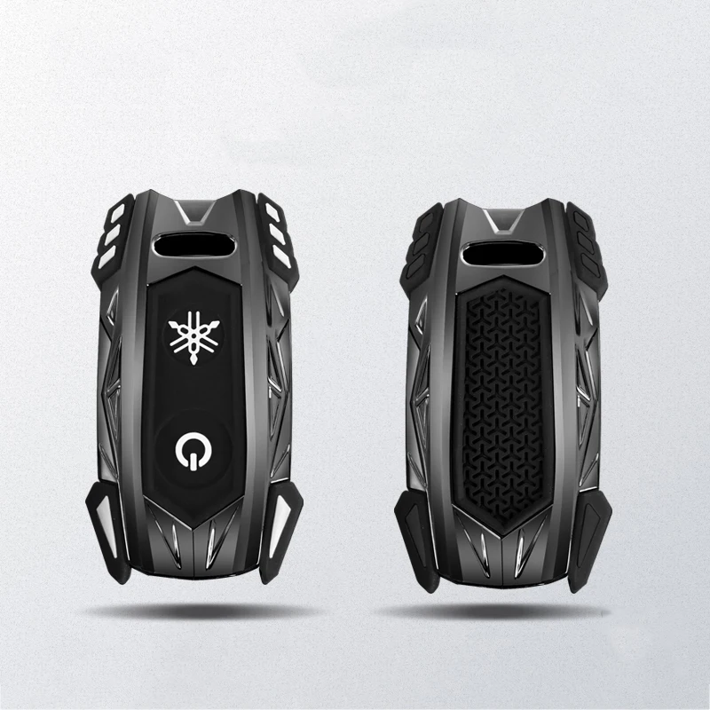 Zinc Alloy Car Remote Key Case Cover Shell For Yamaha Nmax 2021/2022 NVX NVX155 XMAX XMAX300 QBIX AEROX JAUNS 2018 2019