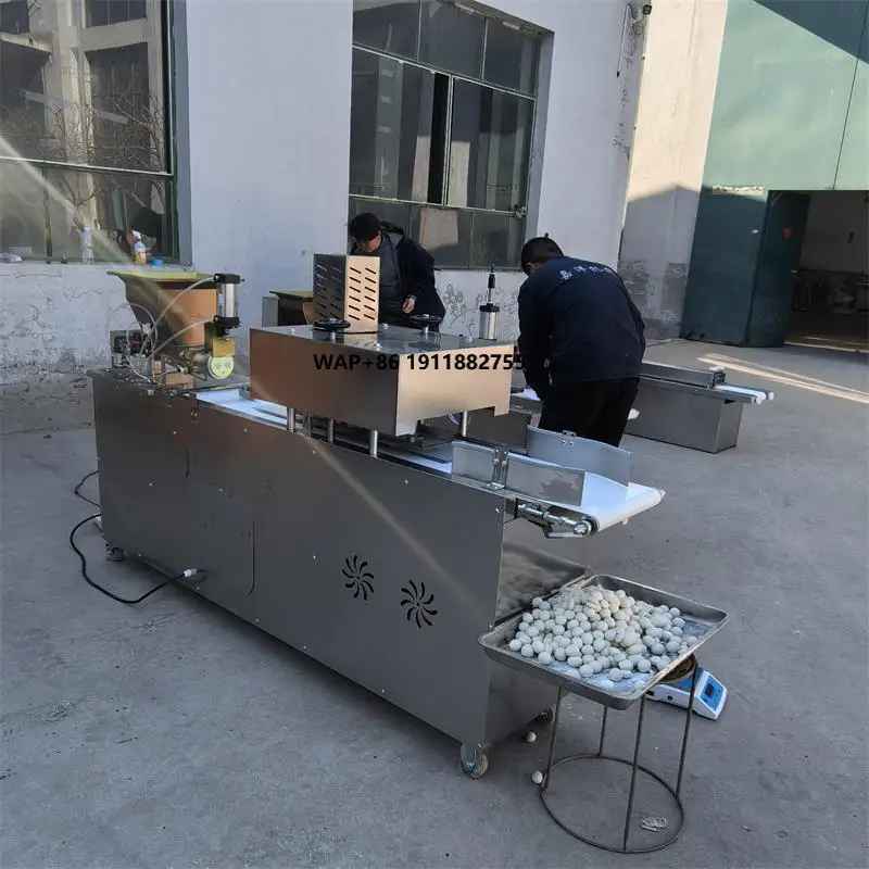 

Electric Automatic Dough Divider and Rounder Machine for Cutting Bakery Bread Pizza Cookie Dough Made From Flour