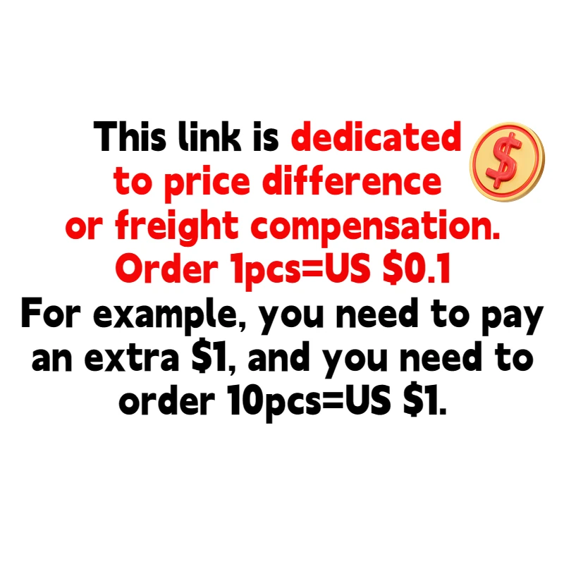 This link is dedicated to price difference or freight compensation