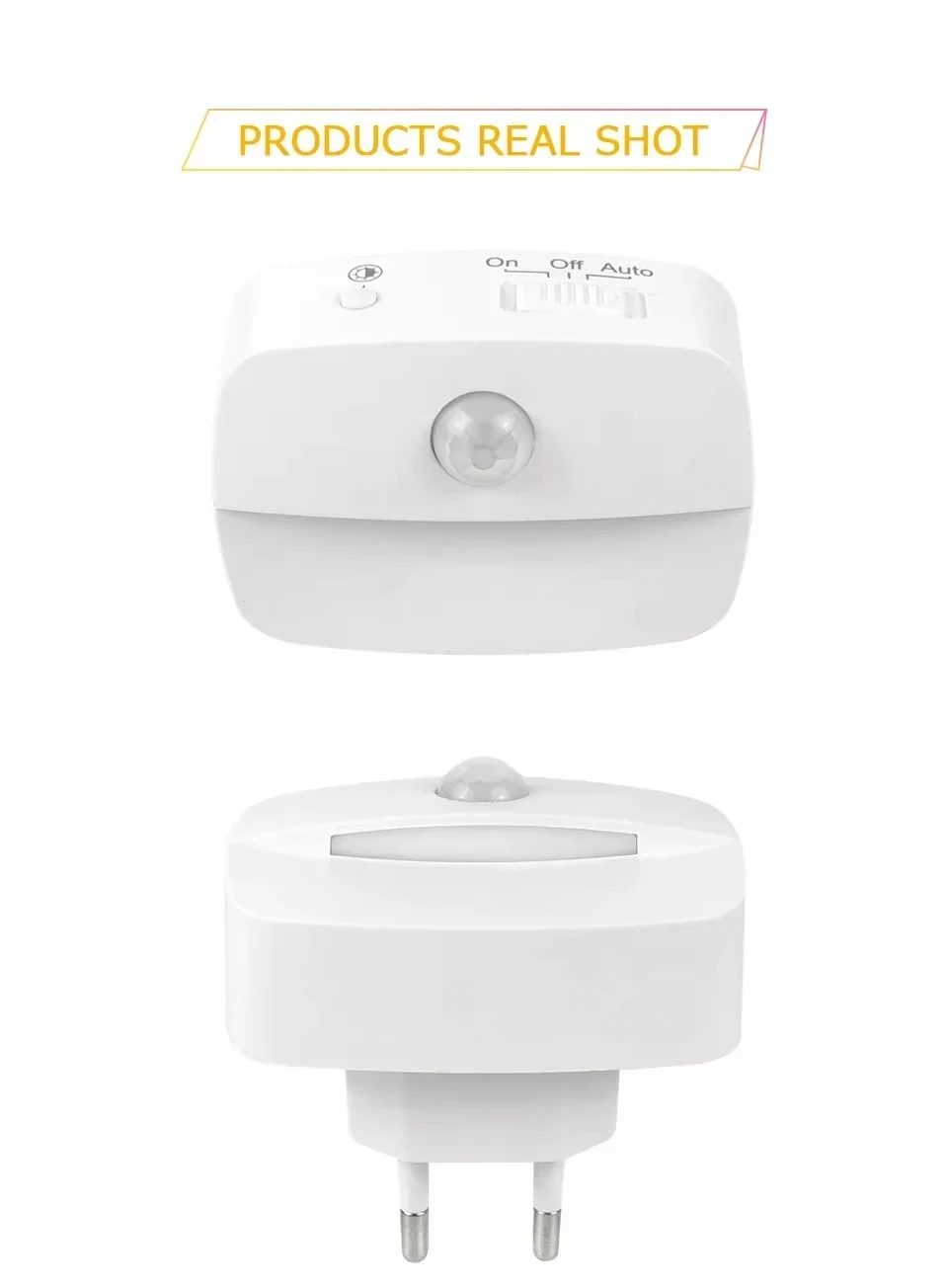 LED Night Lights Plug into Wall Night Lamp Motion Sensor Auto-On/Off Nightlight for Kids Room Bedroom Bathroom Hallway Kitchen