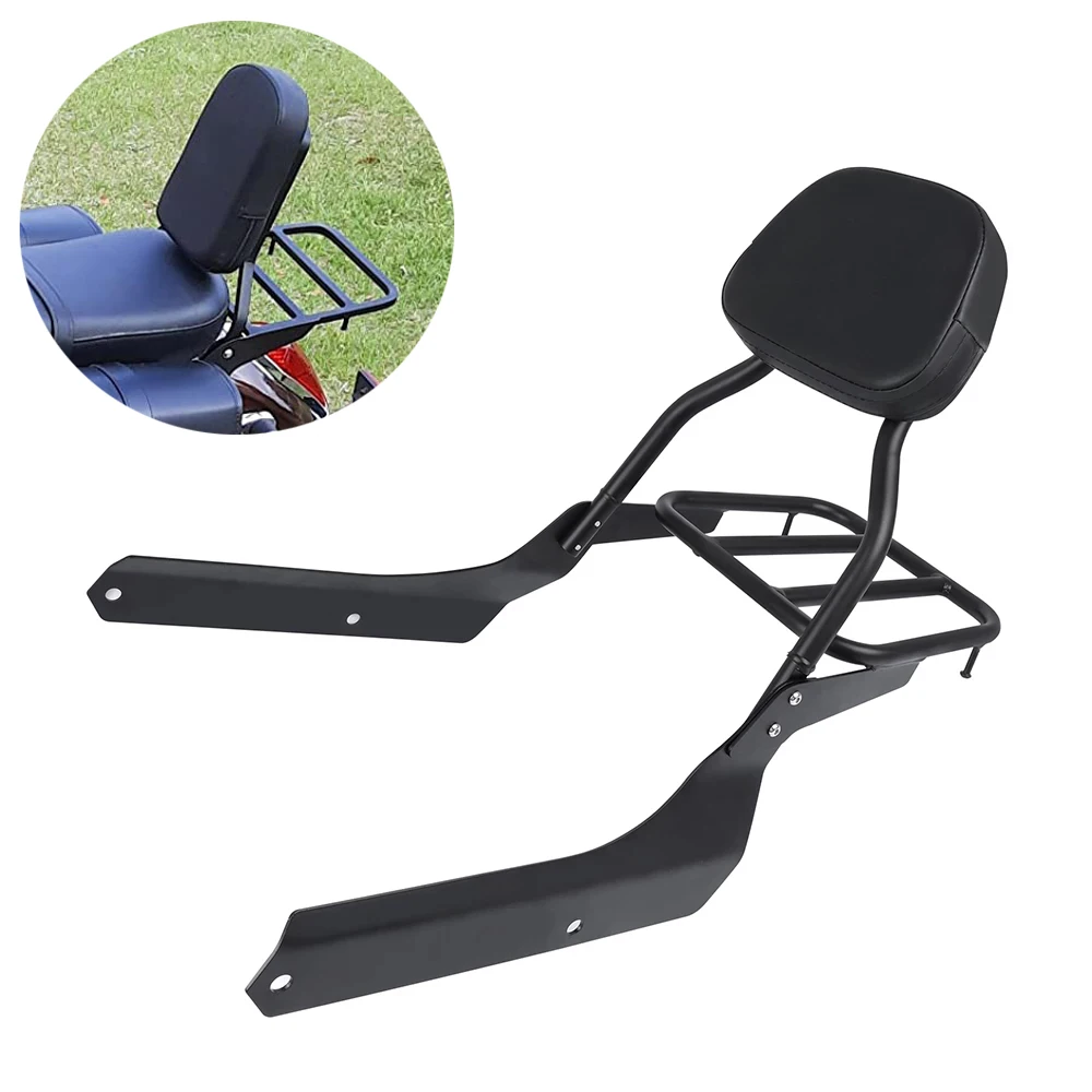 

For Honda Shadow ACE VT400 Aero VT750 VT 400 VT 750 C2 RC44 06-13 Motorcycle Rear Detachable Backrest Sissy Bar Luggage Rack Pad