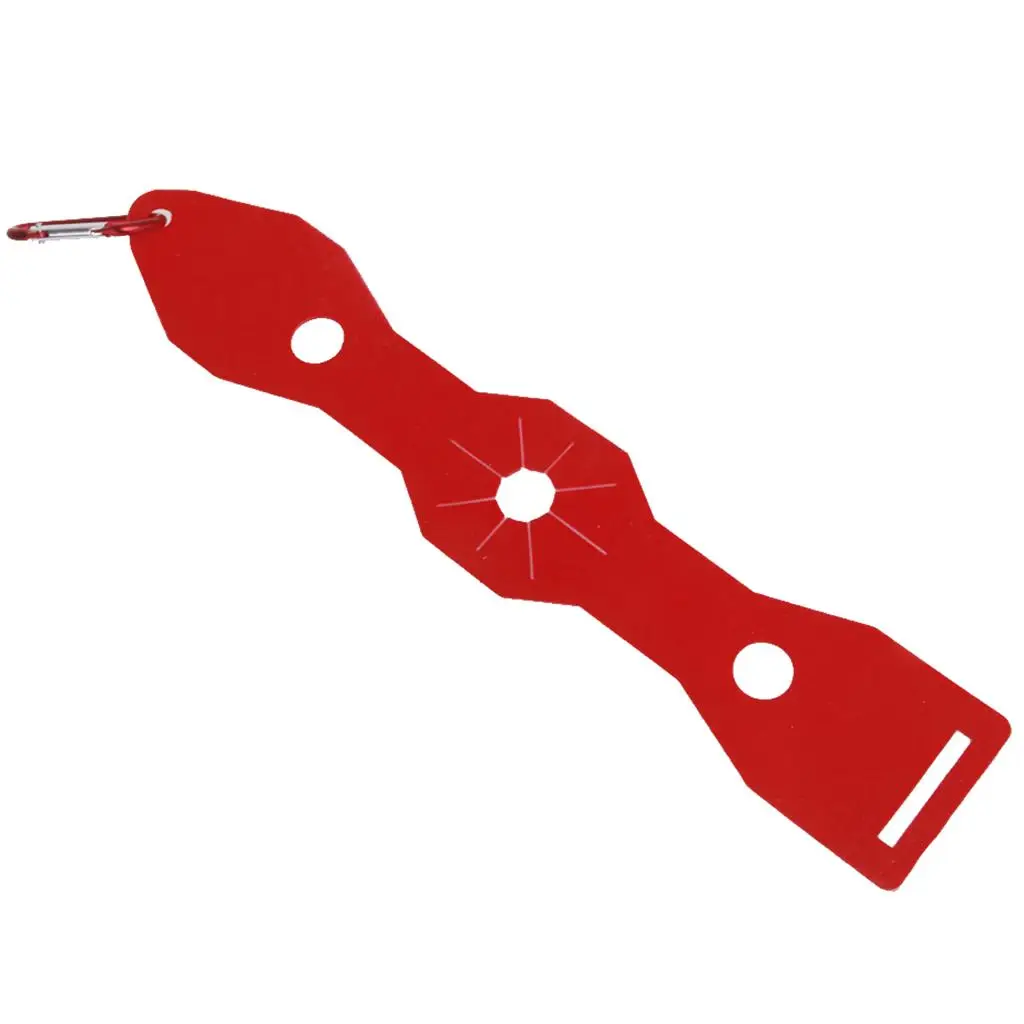 حامل كينداما البلاستيكي مع مشبك حزام لسلسلة المفاتيح بلون عشوائي