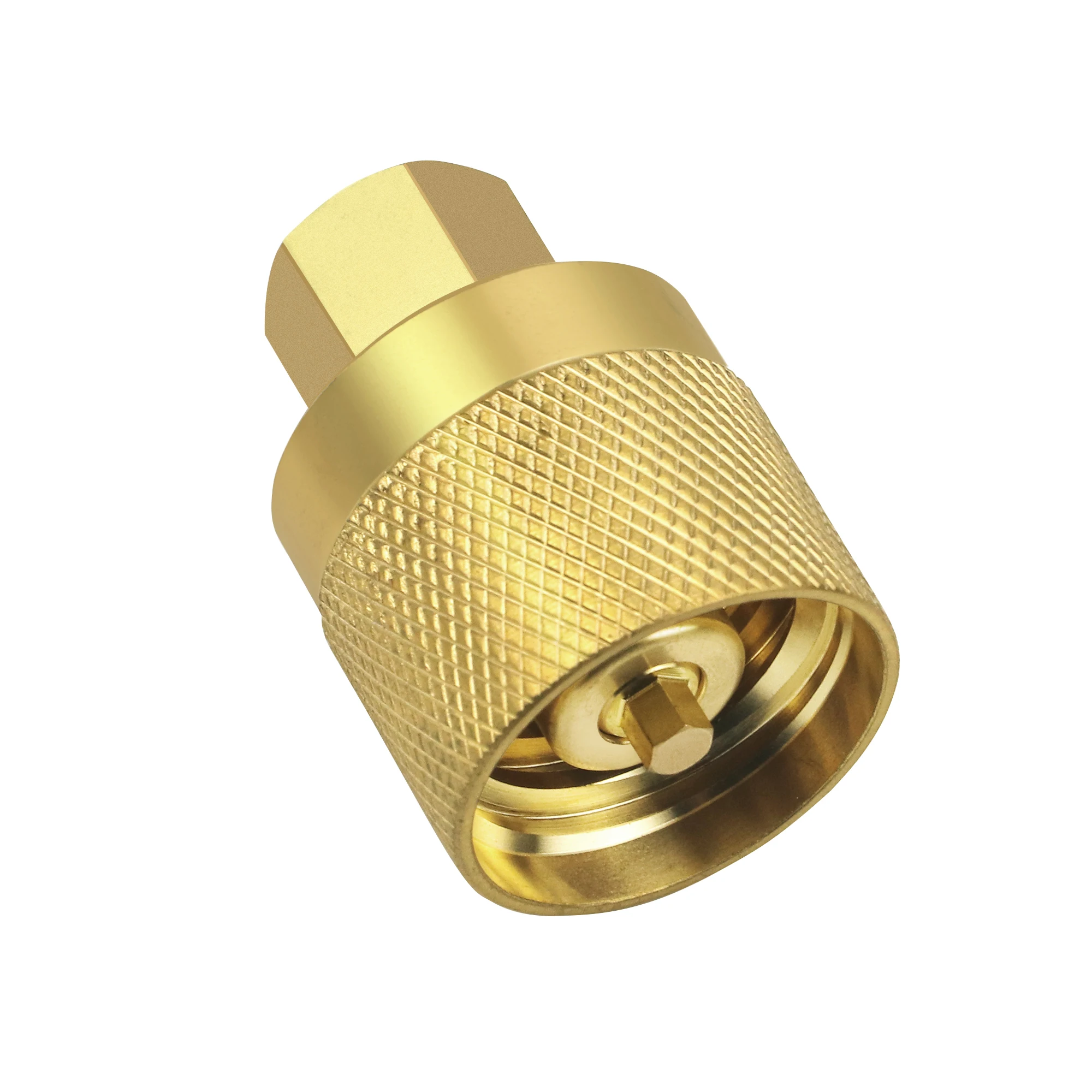 Forklift Connector Female LPG 7141F Propane Tank Fitting Adapter 1-1/4