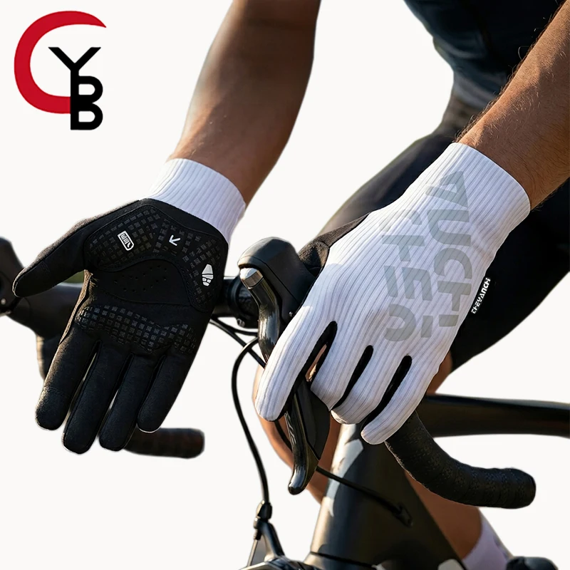 

YANBIGUO Professional Spring Summer Cycling Gloves,Thickened SBR Palm Pad,Non-Slip Silicone, for Outdoor Riding Driving Hiking