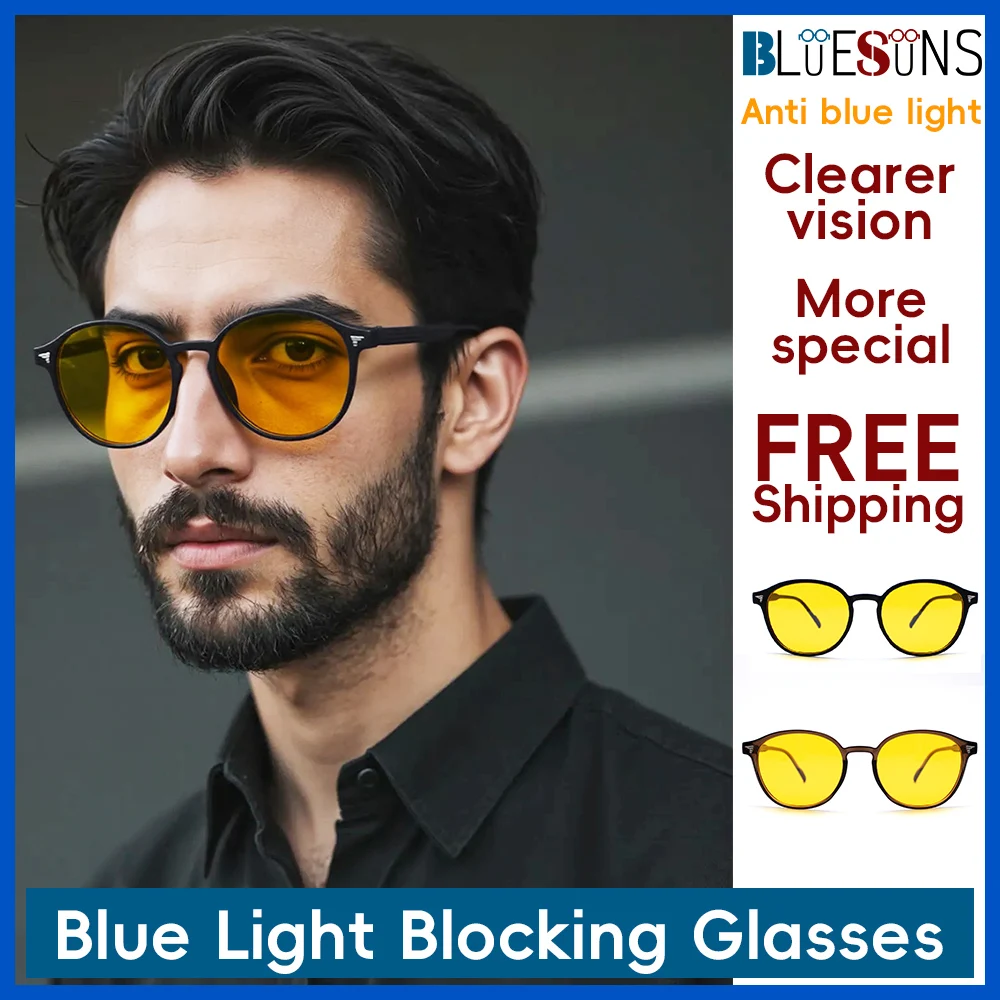 

New computer anti blue light glasses are ultra lightweight and suitable for men and women to protect eyes when using screens