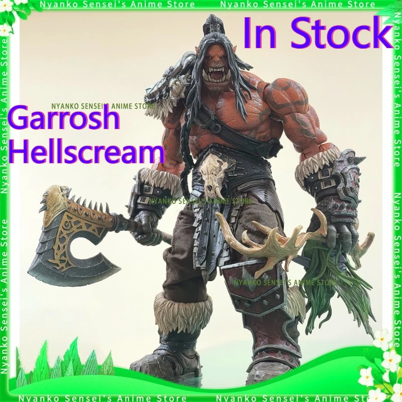 

In Stock Hero Toys Horde War Song Great Chieftain Grom Hellscream Orc Warrior 1:10 Action Figure Anime Models Toy Collectibles