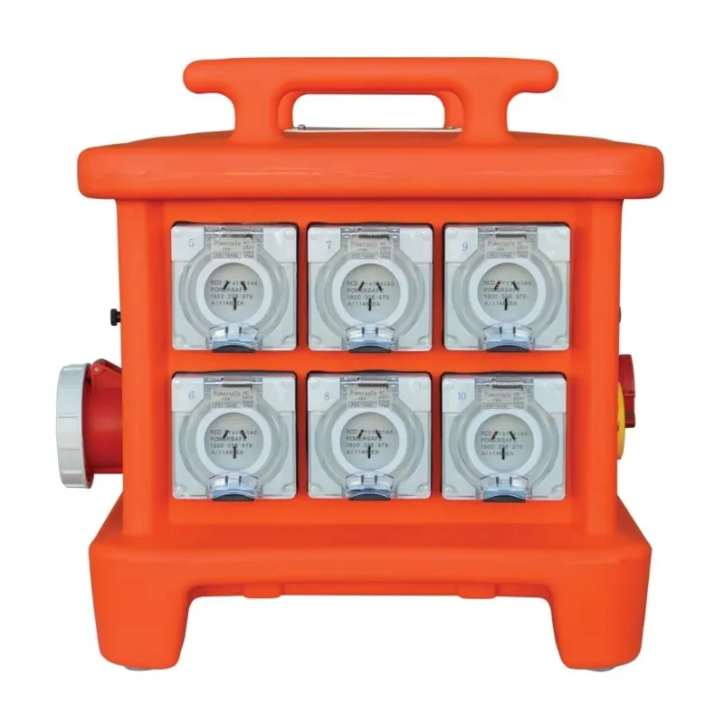 Standard portable single-phase and three-phase socket multifunctional temporary distribution box