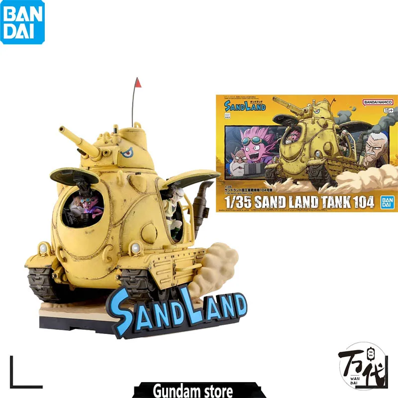 

Оригинальная коробка BANDAI SAND LAND TANK экшн-фигурка оригинальная аниме Монтажная модель Шелл шлемонг саммлер модель орнамент GESCHENKE