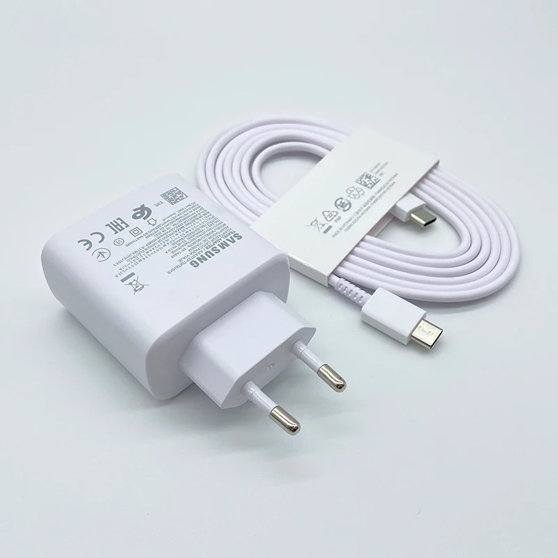 Samsung 45W PD chargeur pour Galaxy S25 S24 S22 S23 Ultra USB C t�l�phone portable Type C adaptateur mural de charge rapide pour M55 F55