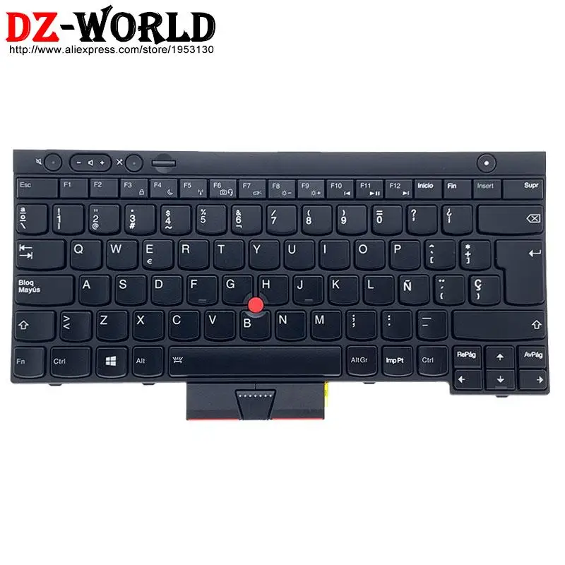 SPA hiszpański podświetlenie klawiatury dla Lenovo Thinkpad T430 T430S T530 W530 X230 Tablet i laptopa 04X1250 04X1363 04Y0649 04Y0538