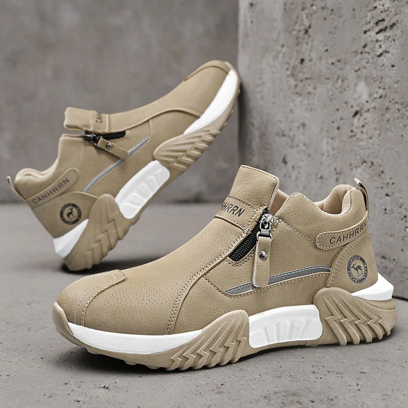 أحذية أكسفورد للرجال أحذية كاجوال للاستخدام الخارجي أحذية مشي مريحة للرجال متينة وخفيفة الوزن #2