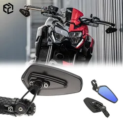 Espejos laterales plegables para manillar de motocicleta, accesorios de aluminio CNC para Moto KAWASAKI Z800, Z900, Z900RS, ZH2, Z1000R, Z400