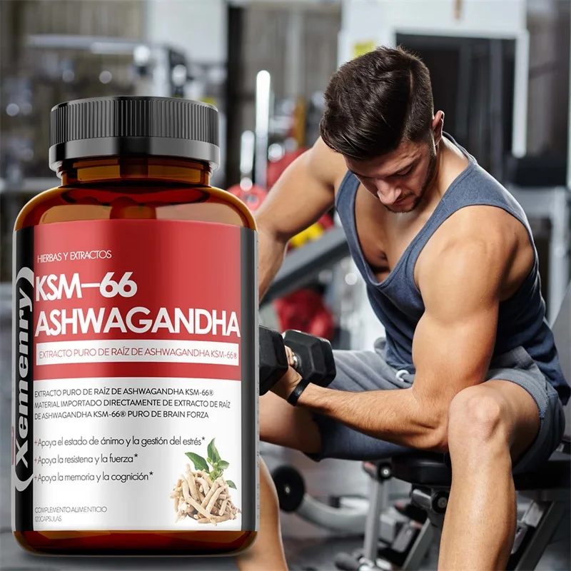 

KSM 66 Ashwagandha Root Extract Capsules 3000mg Supplement Help Stress, Focus, Brain, Energy Support Sleep Health