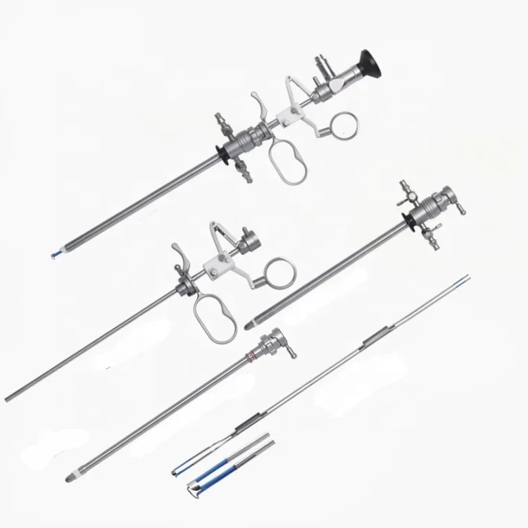 Medical surgical instruments - rigid urological  resection mirror set