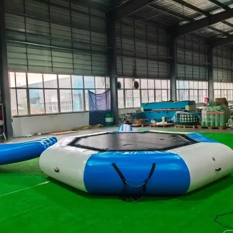 Commercial Inflatable Trampoline Outdoor Indoor Kids Adult Garden Backyard Lake Pool Jumping Bounce House Amusement Equipment