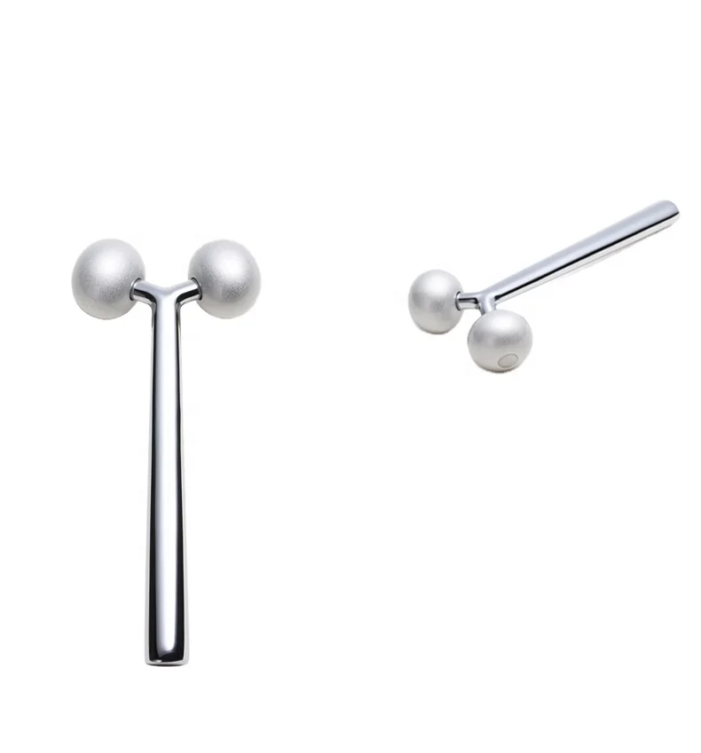 Skin Firming 3D Facial Massager Metal Face Roller Skin Care Tools for Face