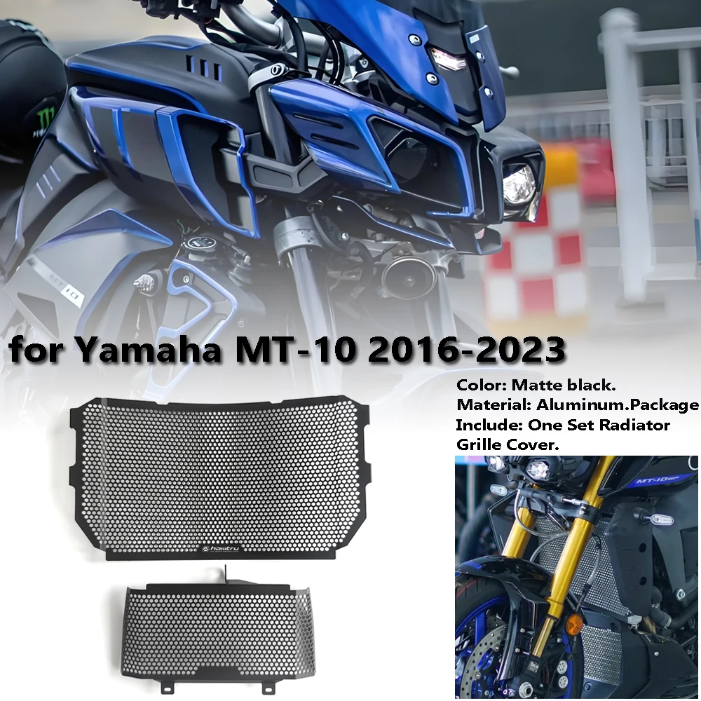 

for Yamaha MT10 MT-10 2016-2023 Honeycomb water tank mesh motorcycle radiator core shield grille cover protection