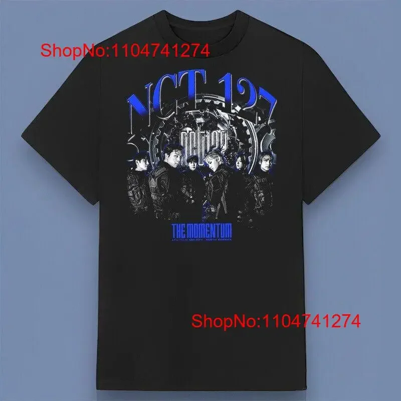 NCT 127 The Momentum Tour 2025 تي شيرت لمحبي جودة عالية طباعة حجم S 4Xl خمر غسلها موضة عادية أنيقة قليلا #1