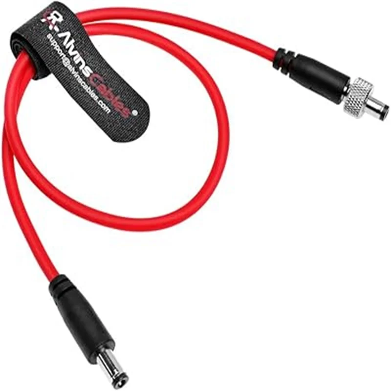 Alvin's Cables Ultra Soft DC to 2 Pin Power Cable for Teradek Bond, Blackmagic Pyxis, Z CAM E2 Camera, for Tilta Battery Plate 4