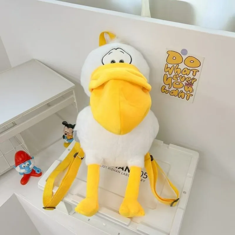 

Cute Cartoon Plush Tote Bag Designer Luxury for Woman Trendy Sweet Kawaii Shoulder Bag Funny Ugly Cute Doll Backpack for