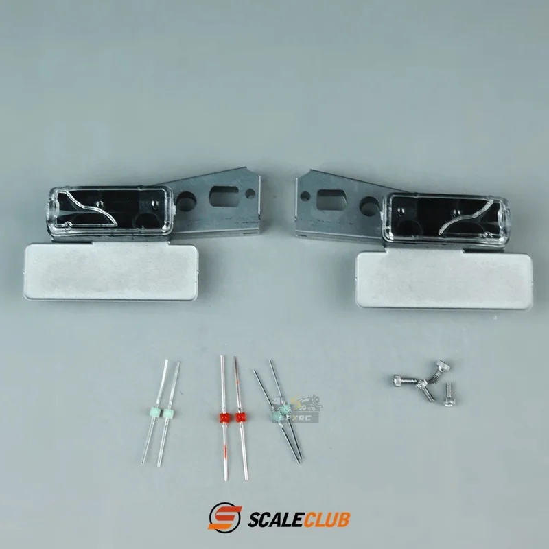 Scaleclub Model 1/14 Tractor Mud Head With Universal Tail Light Bracket For Tamiya  Lesu Rc Truck Trailer Tipper