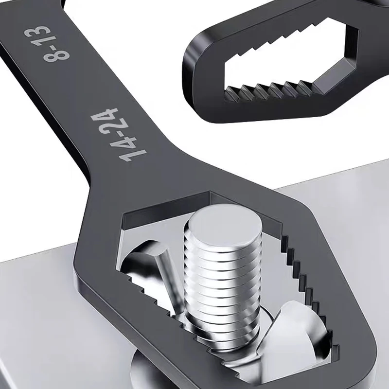 8-24mm Adjustable Torx Wrench Self Tightening Double Head Spanner for Eyeglass Repair Factory Professional Tool Kit