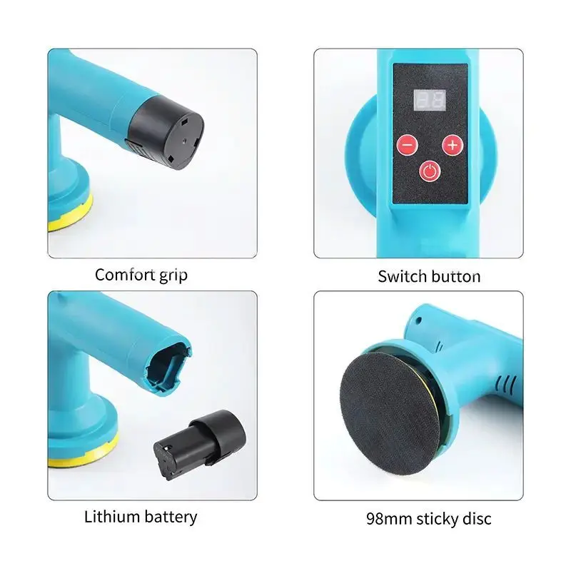 Velocità regolabile per lucidatrice a batteria per mini auto elettrica intelligente con batteria al litio portatile da 21 V