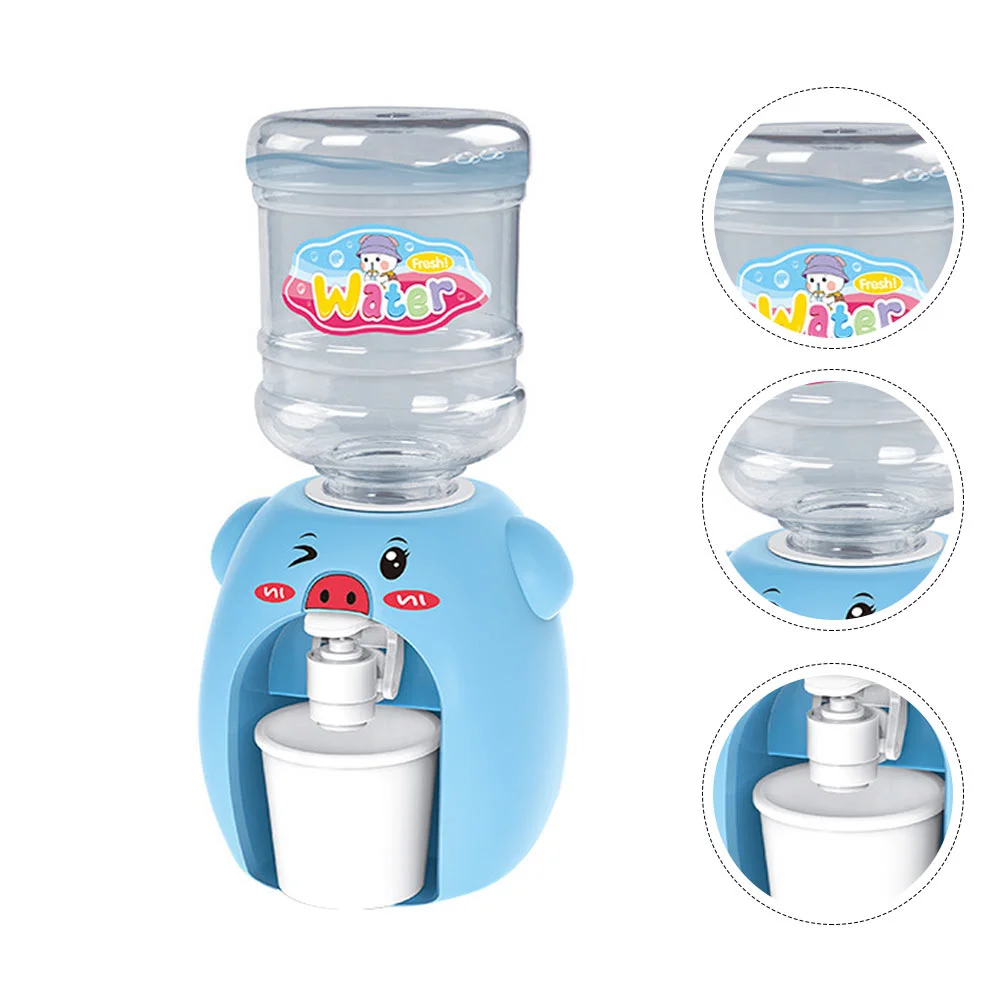 Dispensador de água brinquedo criança kit fingir brinquedos das crianças mini fonte potável modelo crianças plástico jogar casa das crianças