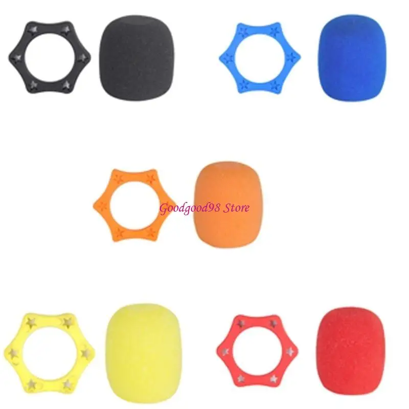 

1 Set of Microphone Foam Case Cover for Comprehensive Protections for Home W8EC